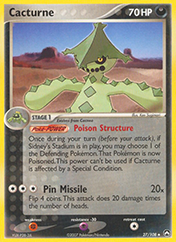 Cacturne EX Power Keepers Pokemon Card