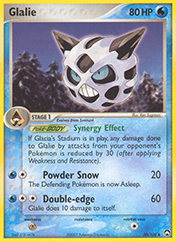 Glalie EX Power Keepers Pokemon Card
