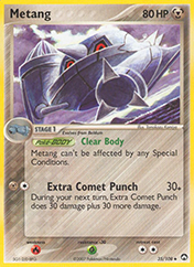 Metang EX Power Keepers Pokemon Card