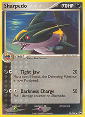 Sharpedo EX Power Keepers Pokemon Card