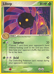 Lileep EX Power Keepers Pokemon Card