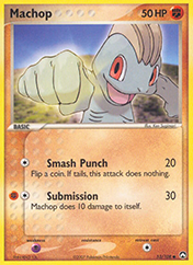Machop EX Power Keepers Pokemon Card