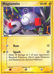 Magnemite EX Power Keepers Pokemon Card