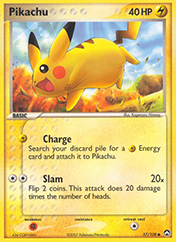 Pikachu EX Power Keepers Pokemon Card