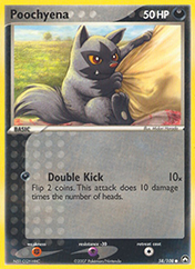 Poochyena EX Power Keepers Pokemon Card