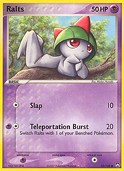Ralts EX Power Keepers Pokemon Card