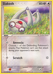 Slakoth EX Power Keepers Pokemon Card