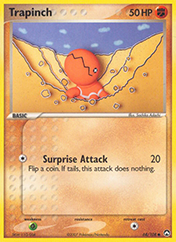Trapinch EX Power Keepers Pokemon Card