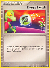 Energy Switch EX Power Keepers Pokemon Card