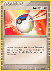 Great Ball EX Power Keepers Pokemon Card