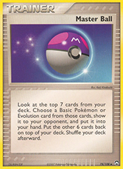 Master Ball EX Power Keepers Pokemon Card