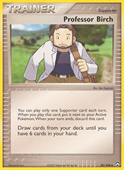 Professor Birch EX Power Keepers Pokemon Card