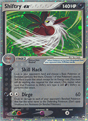 Shiftry ex EX Power Keepers Pokemon Card