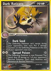 Dark Raticate EX Team Rocket Returns Card List