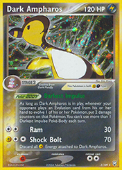 Dark Ampharos EX Team Rocket Returns Pokemon Card
