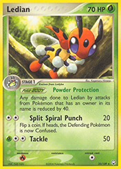 Ledian EX Team Rocket Returns Pokemon Card