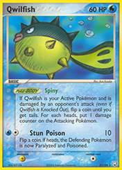 Qwilfish EX Team Rocket Returns Pokemon Card