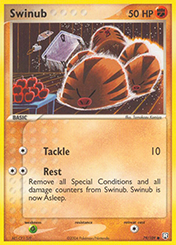 Swinub EX Team Rocket Returns Pokemon Card