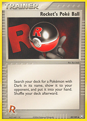 Rocket's Poke Ball EX Team Rocket Returns Pokemon Card
