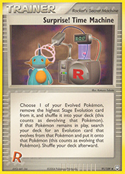 Surprise! Time Machine EX Team Rocket Returns Pokemon Card