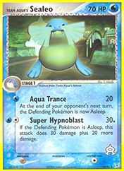 Team Aqua's Sealeo EX Team Magma vs Team Aqua Card List