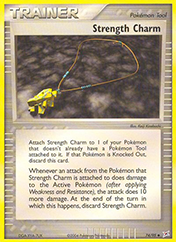 Strength Charm EX Team Magma vs Team Aqua Pokemon Card