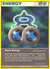 Aqua Energy EX Team Magma vs Team Aqua Pokemon Card