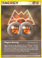 Magma Energy EX Team Magma vs Team Aqua Pokemon Card