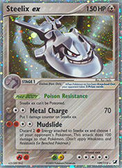 Steelix ex EX Unseen Forces Pokemon Card