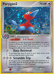 Porygon2 EX Unseen Forces Pokemon Card