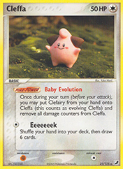 Cleffa EX Unseen Forces Pokemon Card