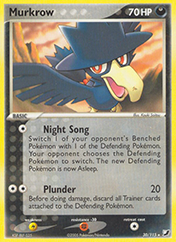 Murkrow EX Unseen Forces Pokemon Card