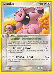Granbull EX Unseen Forces Pokemon Card