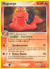 Magcargo EX Unseen Forces Pokemon Card