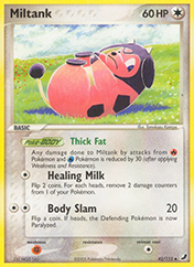 Miltank EX Unseen Forces Pokemon Card