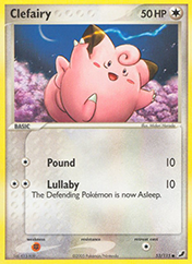 Clefairy EX Unseen Forces Pokemon Card