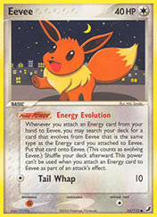 Eevee EX Unseen Forces Pokemon Card