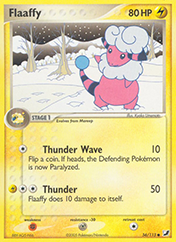 Flaaffy EX Unseen Forces Pokemon Card