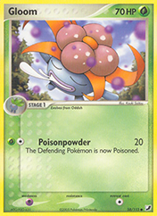 Gloom EX Unseen Forces Pokemon Card