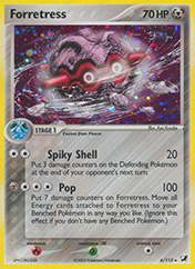 Forretress EX Unseen Forces Pokemon Card
