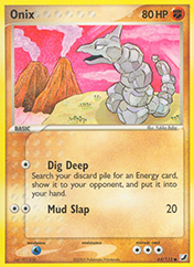 Onix EX Unseen Forces Pokemon Card