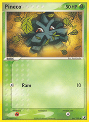 Pineco EX Unseen Forces Pokemon Card