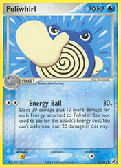 Poliwhirl EX Unseen Forces Pokemon Card