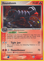 Houndoom EX Unseen Forces Card List