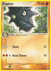 Pupitar EX Unseen Forces Pokemon Card