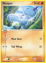 Wooper EX Unseen Forces Pokemon Card
