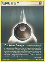 Darkness Energy EX Unseen Forces Pokemon Card