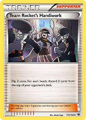 Team Rocket's Handiwork Fates Collide Pokemon Card