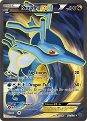 Kingdra-EX Fates Collide Pokemon Card