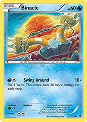 Binacle Fates Collide Pokemon Card